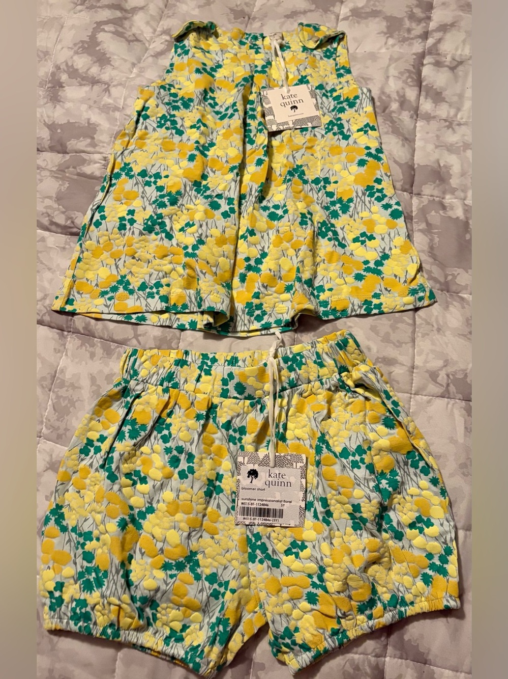 kate quinn girls size 5 year matching outfit